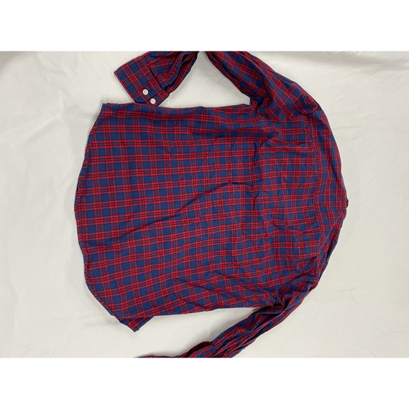 Bonobos Men's Medium Short Standard Fit Plaid Button Down Shirt Long Sleeve Red - Picture 3 of 7